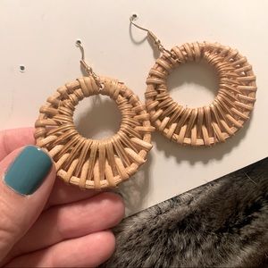 New wicker earrings